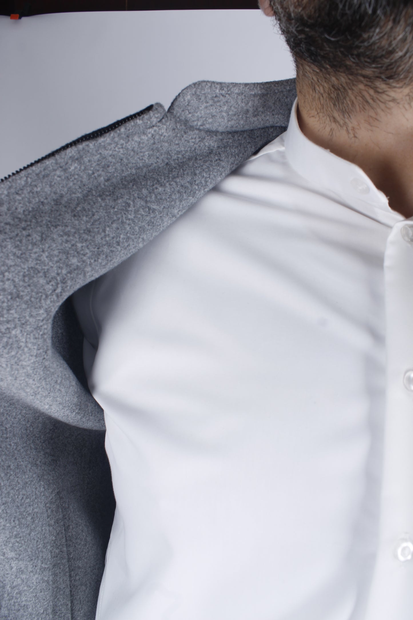 سديري جوخ لونين (اسود و رمادي ) دبل فيس