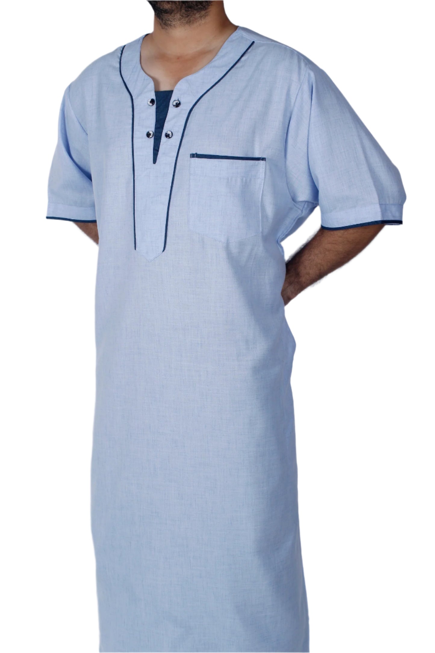 دشداشة لينن منزلية - المقاس 60