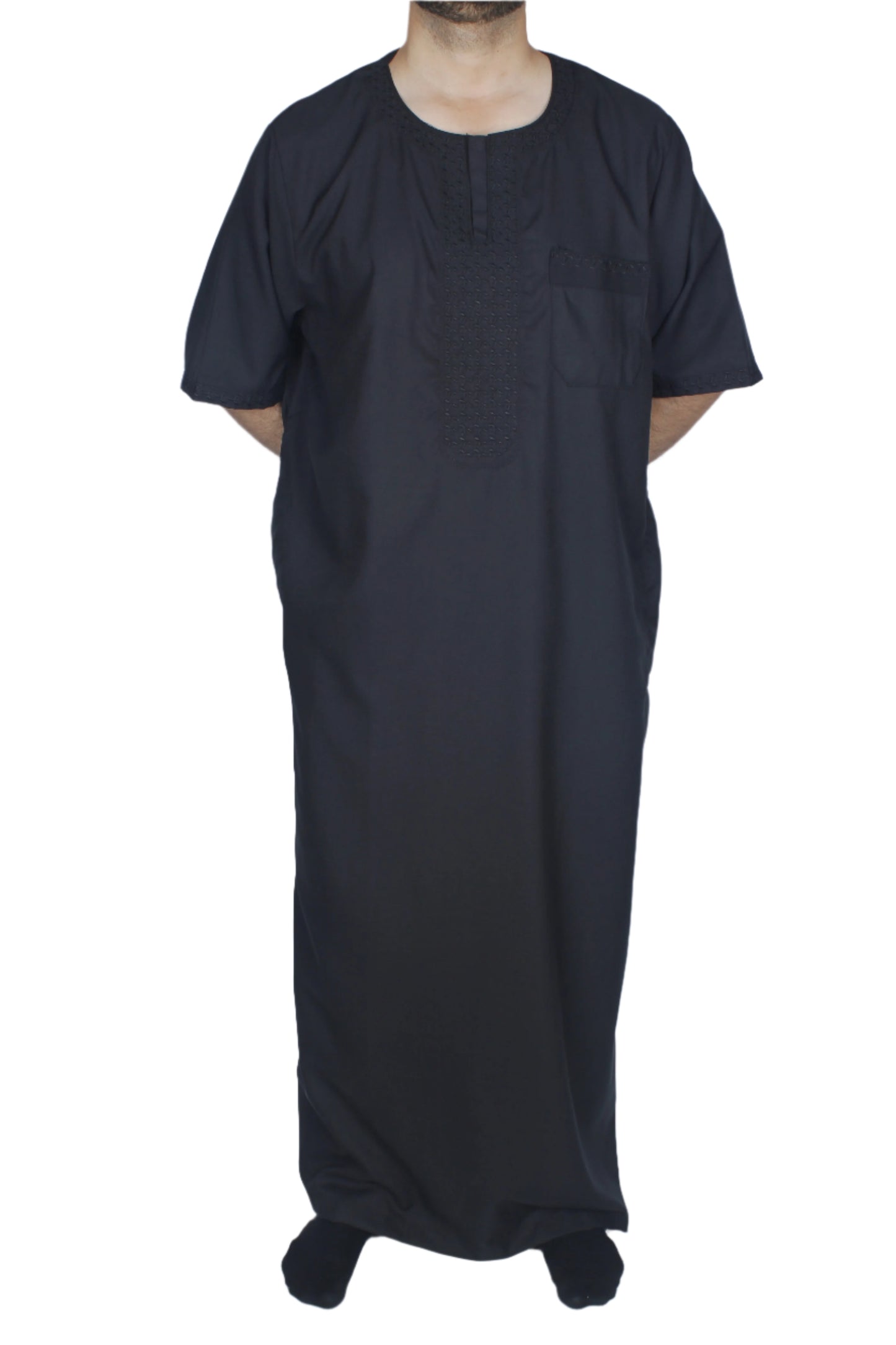 D2 دشداشة صيفية - اسود