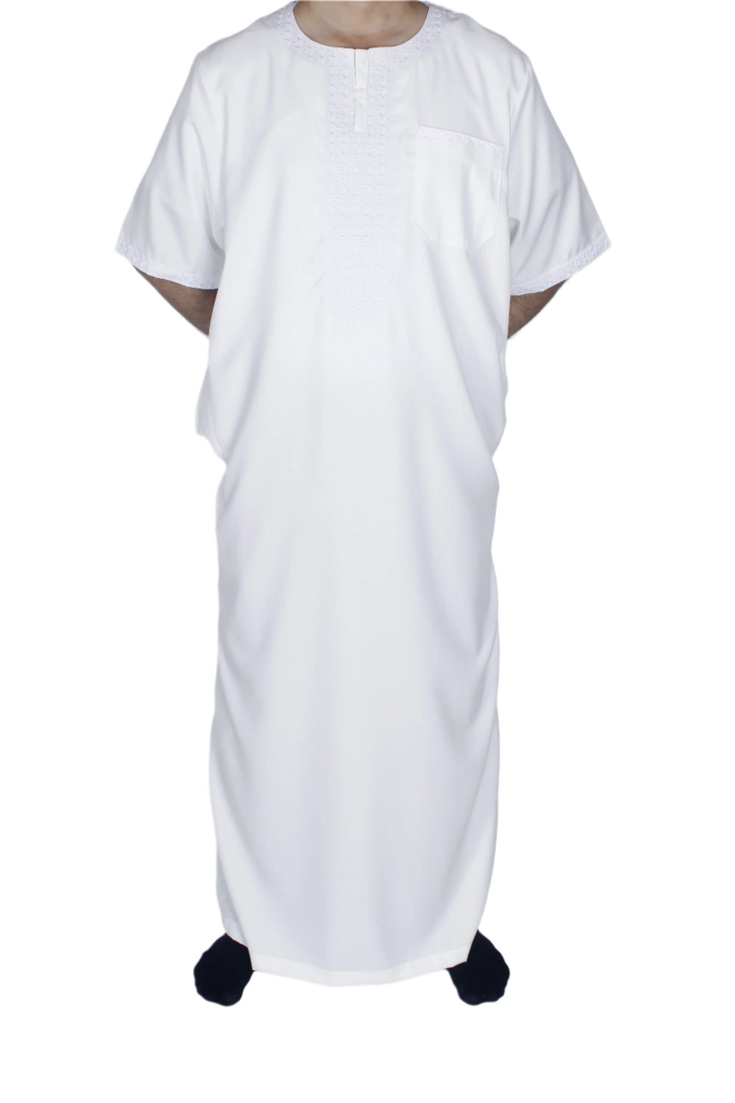 D2 دشداشة صيفية - ابيض