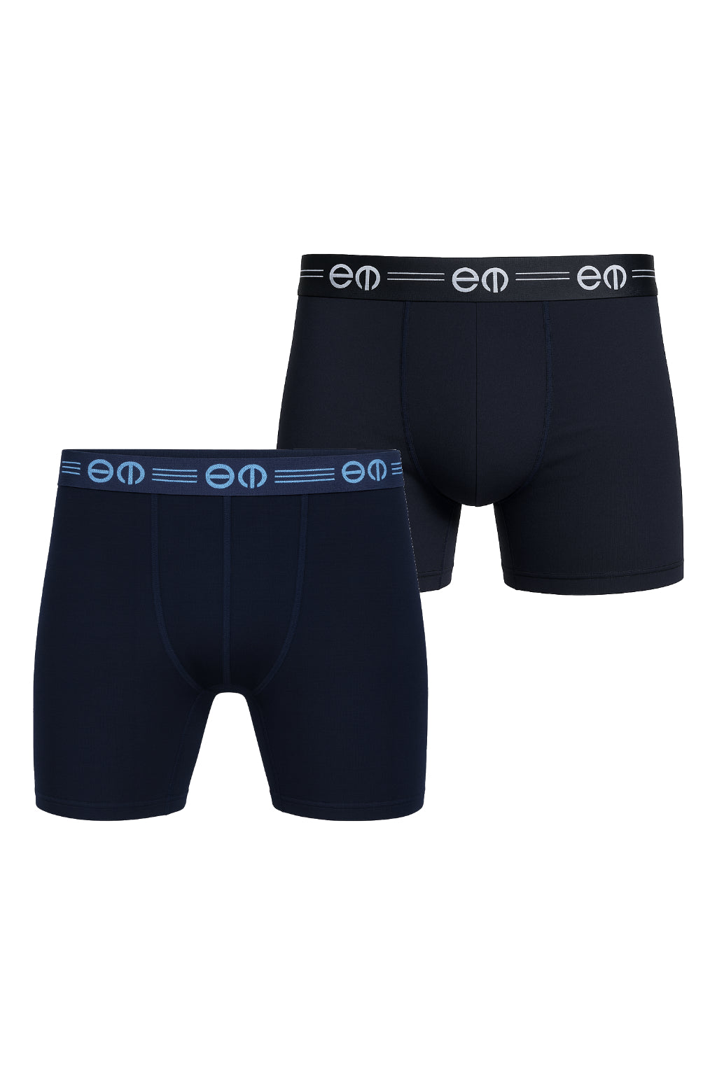 بوكسر قطن ليكرا قطعتين - ملون