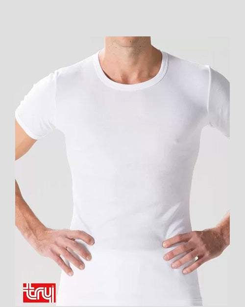 Undershirt Half Sleeve - Round Neck - Underwear from [store] by TRY - MEN, TOP, TRY, UNDERWEAR